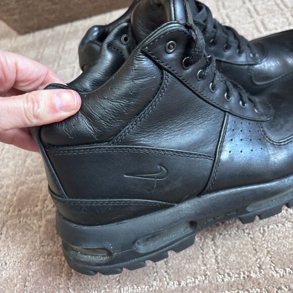 Nike Air Max Goadome ACG Mens Size 8 Triple Black Athletic Boots 865031-009 main image 7